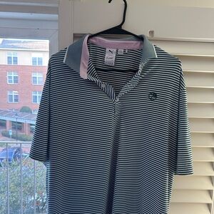Puma x Arnold Palmer Striped Polo Shirt